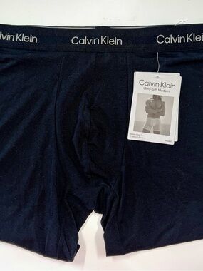 🔥Calvin Klein Black Ultra-Soft Modern Boxer Briefs